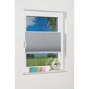 Khome K-home 257730-1 Klemmfix-Plissee Palma Grau 40 x 130 cm +++Verdunklung+++ Khome K-home 257730-1 Klemmfix-Plissee Palma Grau 40 x 130 cm +++Verdunklung+++