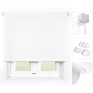 Blindecor Premium 120x190 Weiß Transparenter Rollo Blindecor Premium 120x190 Weiß Transparenter Rollo