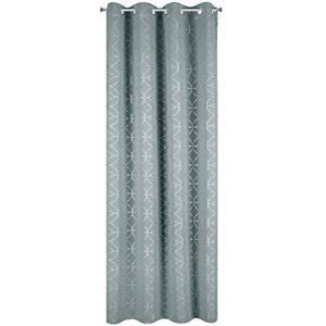 EUROFIRANY Abella Silber Blackout Vorhang - Vorhang EUROFIRANY Abella Silber Blackout Vorhang - Vorhang
