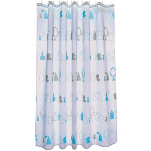 MSV Cotexsa by Premium Anti-Schimmel Textil Duschvorhang Anti-Bakteriell, waschbar, 100% wasserdicht, mit 12 Duschvorhangringen Polyester, „Parfüm“ Weiß 180x200cm – Made in Spain MSV Cotexsa by Premium Anti-Schimmel Textil Duschvorhang Anti-Bakteriell, waschbar, 100% wasserdicht, mit 12 Duschvorhangringen Polyester, „Parfüm“ Weiß 180x200cm – Made in Spain