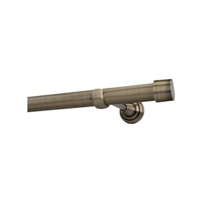 Sento 25mm Gardinenstange Vorhangstange Metall Wandmontage Messing Antik 280 cm Albana Sento 25mm Gardinenstange Vorhangstange Metall Wandmontage Messing Antik 280 cm Albana