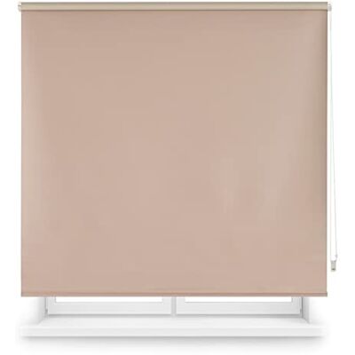 INTERBLIND Verdunkelungsrollo, glatt, Premium, Größe 140 x 230 cm Breite x 230 cm Höhe, Verdunkelungsrollo, Stoffmaß 137 x 225 cm, elfenbeinfarben, Wärmedämmung von Licht, Kälte und Wärme INTERBLIND Verdunkelungsrollo, glatt, Premium, Größe 140 x 230 cm Breite x 230 cm Höhe, Verdunkelungsrollo, Stoffmaß 137 x 225 cm, elfenbeinfarben, Wärmedämmung von Licht, Kälte und Wärme