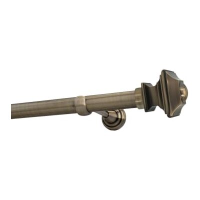Sento 25mm Gardinenstange Vorhangstange Metall Wandmontage Messing Antik 140 cm Barocco Sento 25mm Gardinenstange Vorhangstange Metall Wandmontage Messing Antik 140 cm Barocco