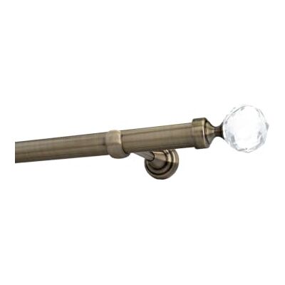 Sento 25mm Gardinenstange Vorhangstange Metall Wandmontage Messing Antik 200 cm Carla Sento 25mm Gardinenstange Vorhangstange Metall Wandmontage Messing Antik 200 cm Carla
