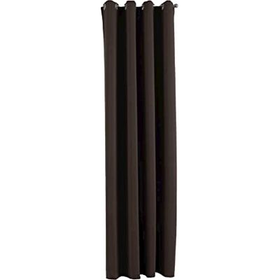 Gardinenbox Vorhang Blickdicht »Newyork« Braun HxB 225x140 cm 1er-Pack Thermo-Gardine Verdunkelungsvorhang Blackout Ösen schalldämmend ÖKOTEX UV-Schutz Raffhalter, 201920600 Gardinenbox Vorhang Blickdicht »Newyork« Braun HxB 225x140 cm 1er-Pack Thermo-Gardine Verdunkelungsvorhang Blackout Ösen schalldämmend ÖKOTEX UV-Schutz Raffhalter, 201920600