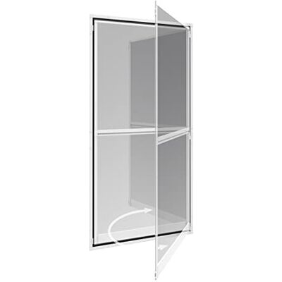 Windhager Fliegengitter Balkontür EXPERT 100 x 210 cm weiß, Pendeltür mit Alurahmen ohne Bohren, Insektenschutz für Balkon und Terrasse, Mückenschutz Schwingtür, einfache Montage, langlebig, 03240 Windhager Fliegengitter Balkontür EXPERT 100 x 210 cm weiß, Pendeltür mit Alurahmen ohne Bohren, Insektenschutz für Balkon und Terrasse, Mückenschutz Schwingtür, einfache Montage, langlebig, 03240
