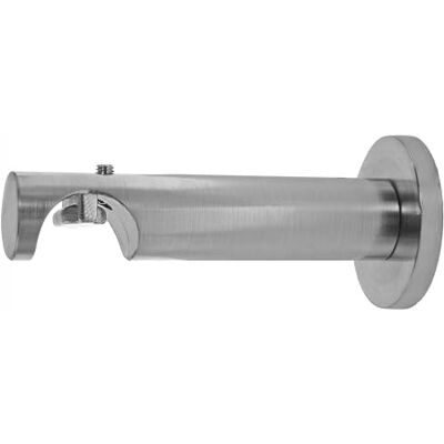 BASIT Wandträger für Gardinenstangen 1-läufig Edelstahl Look I Gardinenstangen Träger 16mm Wandbefestigung für Innenlauf Gardinenstangen Halterung Vorhangstange H70 BASIT Wandträger für Gardinenstangen 1-läufig Edelstahl Look I Gardinenstangen Träger 16mm Wandbefestigung für Innenlauf Gardinenstangen Halterung Vorhangstange H70