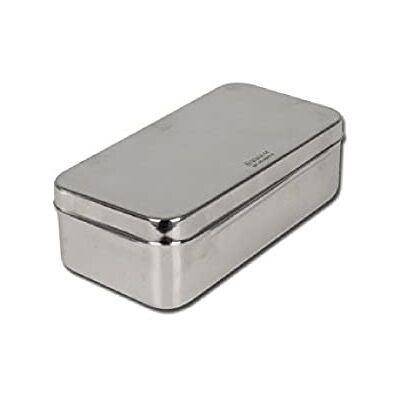 GIMA 5868 Edelstahl Kasten, 20 cm x 10 cm x 6 cm GIMA 5868 Edelstahl Kasten, 20 cm x 10 cm x 6 cm