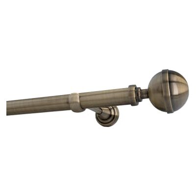 Sento 25mm Gardinenstange Vorhangstange Metall Wandmontage Messing Antik 120 cm Bona Sento 25mm Gardinenstange Vorhangstange Metall Wandmontage Messing Antik 120 cm Bona