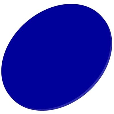 Bütic GmbH PLEXIGLAS® Zuschnitt 3-50cm Scheibe Kreis blau Bütic GmbH PLEXIGLAS® Zuschnitt 3-50cm Scheibe Kreis blau