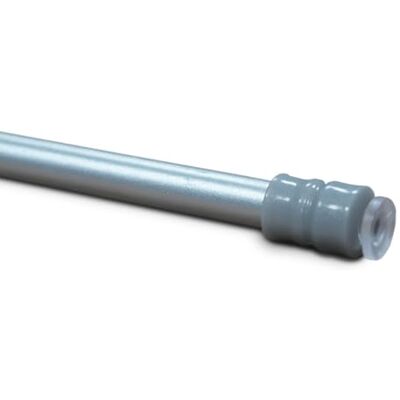 BEAUTEX Klemmstange ausdrehbar mit Saugknopf für Fenster Gardine Länge wählbar, 60-90 cm Silber (2 Stück) BEAUTEX Klemmstange ausdrehbar mit Saugknopf für Fenster Gardine Länge wählbar, 60-90 cm Silber (2 Stück)