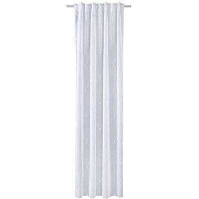 Verdi Schlaufenbandschal Zeno 140x245 cm 1 Stück Weiß-Grau Verdi Schlaufenbandschal Zeno 140x245 cm 1 Stück Weiß-Grau