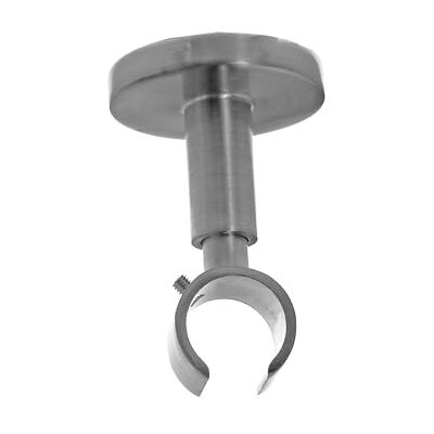 BASIT Deckenträger Gardinenstange 1-läufig Edelstahl Look I Gardinenstangen Träger 16mm Deckenbefestigung für Innenlauf Gardinenstangen Halterung Vorhangstange D70 BASIT Deckenträger Gardinenstange 1-läufig Edelstahl Look I Gardinenstangen Träger 16mm Deckenbefestigung für Innenlauf Gardinenstangen Halterung Vorhangstange D70