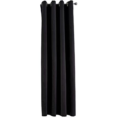 Gardinenbox Vorhang Blickdicht »Newyork« Schwarz HxB 160x140 cm 1er-Pack Thermo-Gardine Verdunkelungsvorhang Blackout Ösen schalldämmend ÖKOTEX UV-Schutz Raffhalter, 201920600 Gardinenbox Vorhang Blickdicht »Newyork« Schwarz HxB 160x140 cm 1er-Pack Thermo-Gardine Verdunkelungsvorhang Blackout Ösen schalldämmend ÖKOTEX UV-Schutz Raffhalter, 201920600