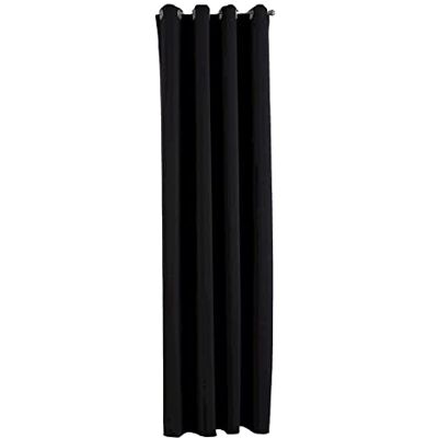 Gardinenbox Vorhang Blickdicht »Newyork« Schwarz HxB 245x140 cm 1er-Pack Thermo-Gardine Verdunkelungsvorhang Blackout Ösen schalldämmend ÖKOTEX UV-Schutz Raffhalter, 201920600 Gardinenbox Vorhang Blickdicht »Newyork« Schwarz HxB 245x140 cm 1er-Pack Thermo-Gardine Verdunkelungsvorhang Blackout Ösen schalldämmend ÖKOTEX UV-Schutz Raffhalter, 201920600