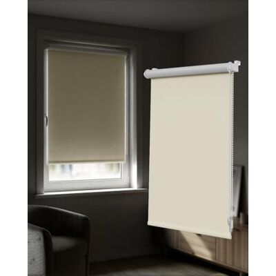 Victoria Tenebra Verdunkelungsrollo Klemmfix Rollo Fensterrollo, Sichtschutz, Verdunkelnd, Ohne Bohren inkl. Montagematerial, 70 x 160 cm, Cremeweiß Victoria Tenebra Verdunkelungsrollo Klemmfix Rollo Fensterrollo, Sichtschutz, Verdunkelnd, Ohne Bohren inkl. Montagematerial, 70 x 160 cm, Cremeweiß
