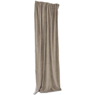 Loberon Vorhang Lyannece, beige Edel Schimmernd, Blickdicht, mit Raffbarem Zugband, Geschmeidig Weicher Fall, Gardine, Sichtschutz, Polyestersamt Loberon Vorhang Lyannece, beige Edel Schimmernd, Blickdicht, mit Raffbarem Zugband, Geschmeidig Weicher Fall, Gardine, Sichtschutz, Polyestersamt