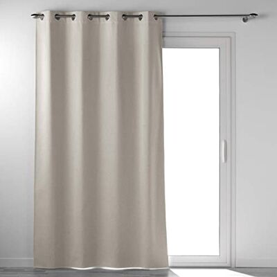 Douceur d'Intérieur , Ösenvorhang, 135 x 260 cm, Leinen, 100% Blickdicht/Chambray Uni, Occultiss Douceur d'Intérieur , Ösenvorhang, 135 x 260 cm, Leinen, 100% Blickdicht/Chambray Uni, Occultiss