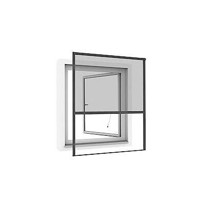 Windhager Insektenschutz Rollofenster zum Einhängen, Insektenschutz-Rollo, Fensterrollo als Mückenschutz, Fliegengitter, Selbstbausatz 130 x 160cm, anthrazit Windhager Insektenschutz Rollofenster zum Einhängen, Insektenschutz-Rollo, Fensterrollo als Mückenschutz, Fliegengitter, Selbstbausatz 130 x 160cm, anthrazit
