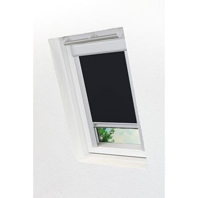 LYSEL Qualitätsdachfensterrollo abdunkelnd schwarz Rollo geeignet für Velux Dachfenster 410, P10, 3, (B x H) 77.50cm x 136.20cm in schwarz LYSEL Qualitätsdachfensterrollo abdunkelnd schwarz Rollo geeignet für Velux Dachfenster 410, P10, 3, (B x H) 77.50cm x 136.20cm in schwarz