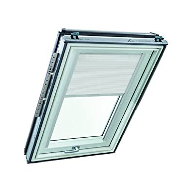 Roto Original Faltstore ZFA Faltrollo Dachfenster Führungsschiene Silber Plissee für Dachfenster Baureihe Designo R6/R8, i8 und Classic K 64/84 Größe 054/078 05/07 Stofffarbe Weiß Roto Original Faltstore ZFA Faltrollo Dachfenster Führungsschiene Silber Plissee für Dachfenster Baureihe Designo R6/R8, i8 und Classic K 64/84 Größe 054/078 05/07 Stofffarbe Weiß