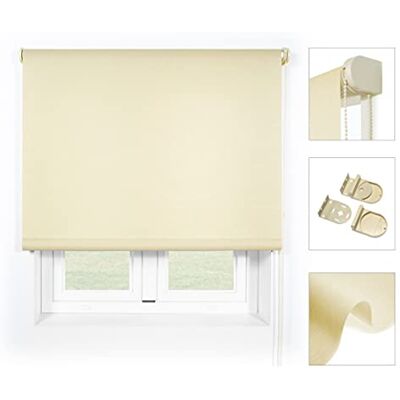 Blindecor Leichtdurchlässiger Rollos 100x190 - Beige Blindecor Leichtdurchlässiger Rollos 100x190 - Beige