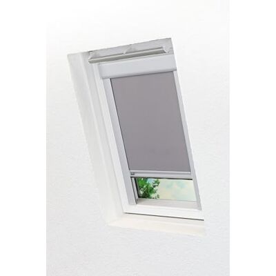 LYSEL Qualitätsdachfensterrollo abdunkelnd hellgrau Rollo geeignet für Velux Dachfenster 410, P10, 3, (B x H) 77.50cm x 136.20cm in grau/hellgrau LYSEL Qualitätsdachfensterrollo abdunkelnd hellgrau Rollo geeignet für Velux Dachfenster 410, P10, 3, (B x H) 77.50cm x 136.20cm in grau/hellgrau