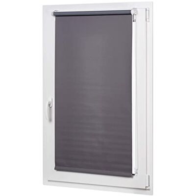 Amazon Verdunkelungsrollo, UV-Schutz, wärmeisoliert, trimmbar, ohne Bohren, 56 x 150 cm, Dunkelgrau Amazon Verdunkelungsrollo, UV-Schutz, wärmeisoliert, trimmbar, ohne Bohren, 56 x 150 cm, Dunkelgrau