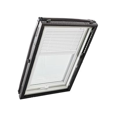 Roto Original Jalousette ZJA für Dachfenster Führungsschiene Weiß Jalousie für Baureihe Designo R4/R7 und Classic K 43/73 Größe 054/078 05/07 Stofffarbe Weiß Roto Original Jalousette ZJA für Dachfenster Führungsschiene Weiß Jalousie für Baureihe Designo R4/R7 und Classic K 43/73 Größe 054/078 05/07 Stofffarbe Weiß