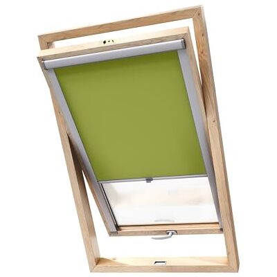 Stylo Verdunkelungsrollo für Dachfenster – für FAKRO-Fenster 100% Verdunkelung Aluminium für FAKRO-Fenster – Thermoisolierung – Mechanismus – Sonnenschutz FAKRO 94/140 Grün Stylo Verdunkelungsrollo für Dachfenster – für FAKRO-Fenster 100% Verdunkelung Aluminium für FAKRO-Fenster – Thermoisolierung – Mechanismus – Sonnenschutz FAKRO 94/140 Grün