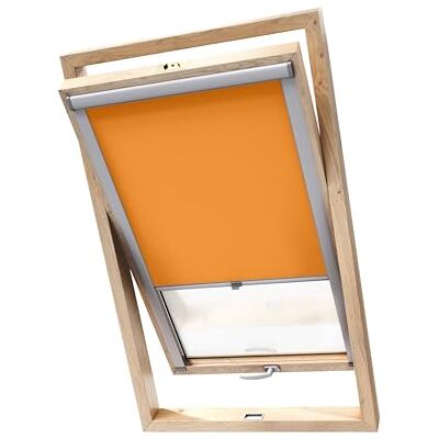 Stylo Verdunkelungsrollo für Dachfenster – für FAKRO-Fenster 100% Verdunkelung Aluminium für FAKRO-Fenster – Thermoisolierung – Mechanismus – Sonnenschutz FAKRO 78/140 Orange Stylo Verdunkelungsrollo für Dachfenster – für FAKRO-Fenster 100% Verdunkelung Aluminium für FAKRO-Fenster – Thermoisolierung – Mechanismus – Sonnenschutz FAKRO 78/140 Orange