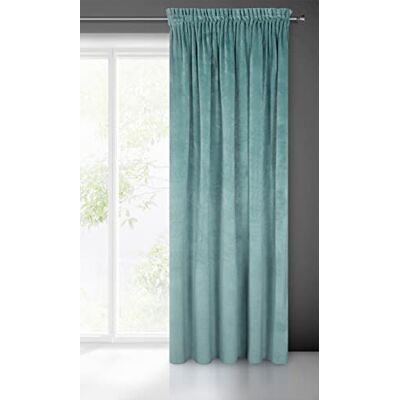 Eurofirany Villa Vorhang Samt Velvet Weich Kräuselband-1 STK. Edel Gardine Dick 290 g/m2 Elegant Glatt Einfarbig Flauschig Modern Klassisch Wohnzimmer Schlafzimmer Lounge, Seegrün, 140x270cm Eurofirany Villa Vorhang Samt Velvet Weich Kräuselband-1 STK. Edel Gardine Dick 290 g/m2 Elegant Glatt Einfarbig Flauschig Modern Klassisch Wohnzimmer Schlafzimmer Lounge, Seegrün, 140x270cm