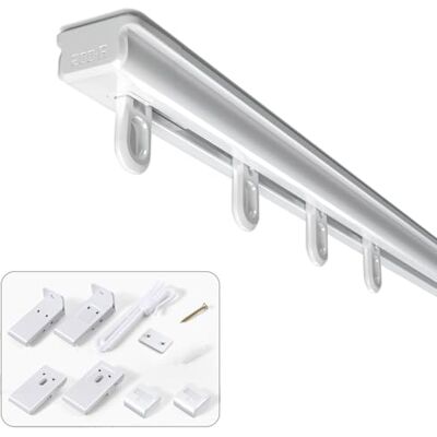 Sekey Gardinenstange Ausziehbar Gardinenschiene 1-läufig Alu-Vorhangschiene teleskopisch Vorhangstange Verstellbare Gardinenstange 140-270 cm 2 Stücks Sekey Gardinenstange Ausziehbar Gardinenschiene 1-läufig Alu-Vorhangschiene teleskopisch Vorhangstange Verstellbare Gardinenstange 140-270 cm 2 Stücks