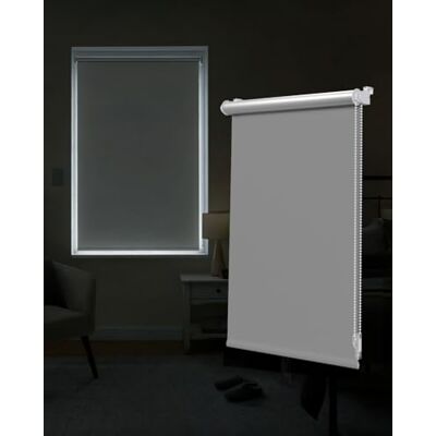 Victoria Verdunkelungsrollo Thermorollo ohne Bohren 35 x 160 cm, Grau Klemmfix Tenebra Thermo-Rollo für Fenster & Türen, Klemmrollo Hitzeschutz, Sonnenschutz und Sichtschutz, Fensterrollo innen Victoria Verdunkelungsrollo Thermorollo ohne Bohren 35 x 160 cm, Grau Klemmfix Tenebra Thermo-Rollo für Fenster & Türen, Klemmrollo Hitzeschutz, Sonnenschutz und Sichtschutz, Fensterrollo innen