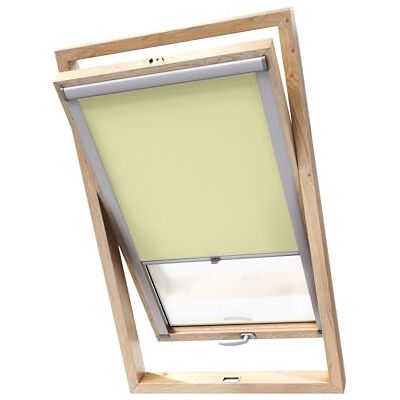 Stylo Verdunkelungsrollo für Dachfenster – für FAKRO-Fenster 100% Verdunkelung Aluminium für FAKRO-Fenster – Thermoisolierung – Mechanismus – Sonnenschutz FAKRO 78/98 Creme Stylo Verdunkelungsrollo für Dachfenster – für FAKRO-Fenster 100% Verdunkelung Aluminium für FAKRO-Fenster – Thermoisolierung – Mechanismus – Sonnenschutz FAKRO 78/98 Creme