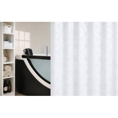 Spirella Anti-Schimmel Duschvorhang Rania Anti-Bakteriell, waschbar, wasserdicht Polyester 180x200cm Weiß Spirella Anti-Schimmel Duschvorhang Rania Anti-Bakteriell, waschbar, wasserdicht Polyester 180x200cm Weiß