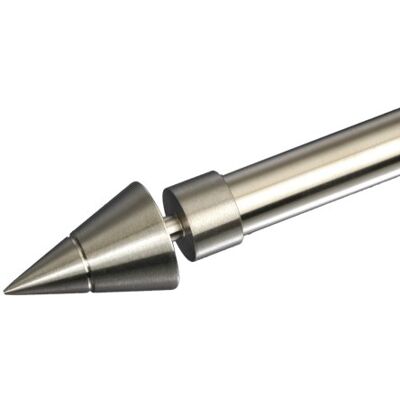 Liedeco Endstück Kegel für Gardinenstangen Inox ø 20 mm 1 Stück edelstahl Liedeco Endstück Kegel für Gardinenstangen Inox ø 20 mm 1 Stück edelstahl