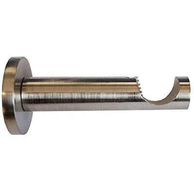 BASIT Gardinenstangen Träger 20mm Wandbefestigung H31 Edelstahl Look 1-läufig BASIT Gardinenstangen Träger 20mm Wandbefestigung H31 Edelstahl Look 1-läufig