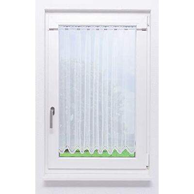 LYSEL Scheibengardine Bogenmuster (Bx H) 151,2cm * 90cm reinweiß/Weiß LYSEL Scheibengardine Bogenmuster (Bx H) 151,2cm * 90cm reinweiß/Weiß