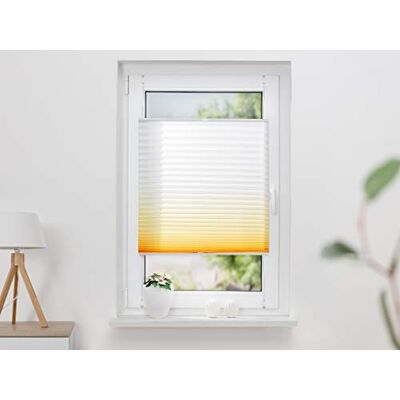 Khome K-home Klemmfix-Plissee Farbverlauf Gelb 40cm x 130cm (B x L) Khome K-home Klemmfix-Plissee Farbverlauf Gelb 40cm x 130cm (B x L)