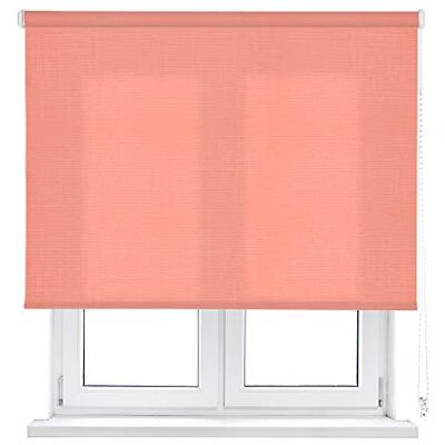 VIEWTEX Transparentes Rollo in Lachsform, 90 x 250 cm, für Türen und Fenster VIEWTEX Transparentes Rollo in Lachsform, 90 x 250 cm, für Türen und Fenster