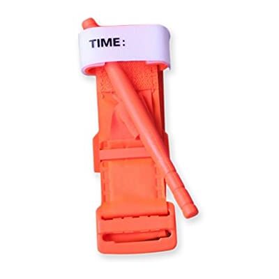 GIMA Tourniquet Military Type Tactical Tourniquet, mit einer Hand anwendbar, für untere und obere Gliedmaßen, mit Schnalle aus thermoplastischem Material und sicherer Winde, Orange, 1 Stück, 95 x 4 cm GIMA Tourniquet Military Type Tactical Tourniquet, mit einer Hand anwendbar, für untere und obere Gliedmaßen, mit Schnalle aus thermoplastischem Material und sicherer Winde, Orange, 1 Stück, 95 x 4 cm