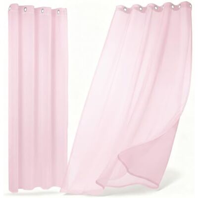 BEAUTEX Gardine Dolly, 2er-Set Ösenschals, 140x240, Rose LICHTDURCHLÄSSIG & DEKORATIV – Luftiger Fensterschmuck für Wohn- und Schlafräume, mit sanftem Sichtschutz bei Tageslicht. BEAUTEX Gardine Dolly, 2er-Set Ösenschals, 140x240, Rose LICHTDURCHLÄSSIG & DEKORATIV – Luftiger Fensterschmuck für Wohn- und Schlafräume, mit sanftem Sichtschutz bei Tageslicht.