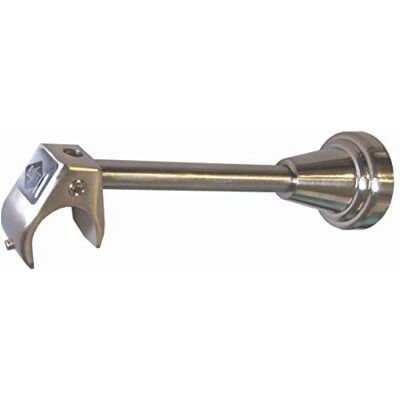 BASIT Wandträger für Gardinenstangen 1-läufig Edelstahl Look I Gardinenstangen Träger 20mm Wandbefestigung für Rohr Gardinenstangen Halterung Vorhangstange H50 BASIT Wandträger für Gardinenstangen 1-läufig Edelstahl Look I Gardinenstangen Träger 20mm Wandbefestigung für Rohr Gardinenstangen Halterung Vorhangstange H50