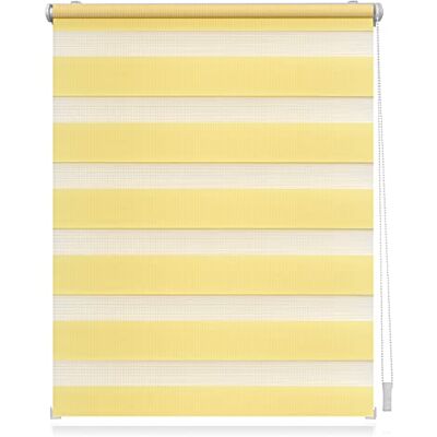 Lichtblick Duo-Rollo, Klemmfix, 70 x 150 cm, Polyester, gelb - Rollos Lichtblick Duo-Rollo, Klemmfix, 70 x 150 cm, Polyester, gelb - Rollos