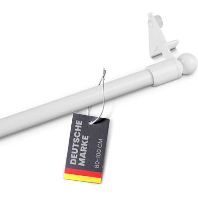 Bestlivings Klemmstange Easy Globe Weiß 80-100cm für Scheibengardine Ø10 mm Metall, stufenlos ausdrehbar, ohne Bohren, Schrauben oder Kleben & für gerade sowie schräge Fensterrahmen Bestlivings Klemmstange Easy Globe Weiß 80-100cm für Scheibengardine Ø10 mm Metall, stufenlos ausdrehbar, ohne Bohren, Schrauben oder Kleben & für gerade sowie schräge Fensterrahmen