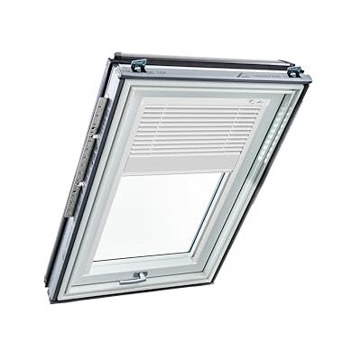 Roto Original Jalousette ZJA für Dachfenster Führungsschiene Weiß Jalousie für Baureihe Designo R6/R8, i8 und Classic K 64/84 Größe 094/118 09/11 Stofffarbe Weiß Roto Original Jalousette ZJA für Dachfenster Führungsschiene Weiß Jalousie für Baureihe Designo R6/R8, i8 und Classic K 64/84 Größe 094/118 09/11 Stofffarbe Weiß