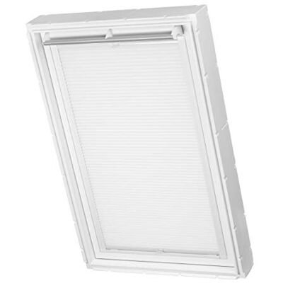 Ventanara ® Dachfenster Waben Plissee ohne Bohren passend für Velux Fenster Plisseerollo Faltrollo verspannt Klebemontage (CK06, Weiß Tageslicht) Ventanara ® Dachfenster Waben Plissee ohne Bohren passend für Velux Fenster Plisseerollo Faltrollo verspannt Klebemontage (CK06, Weiß Tageslicht)