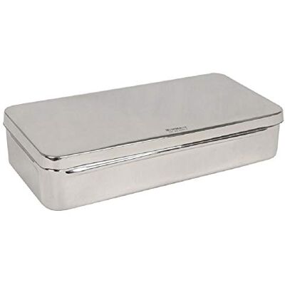 GIMA 26671 Edelstahl Kasten mit Griff, 30 cm x 15 cm x 6 cm GIMA 26671 Edelstahl Kasten mit Griff, 30 cm x 15 cm x 6 cm