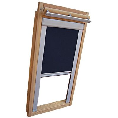 Shadow Dachfenster Verdunkelungsrollo Komfort Rollo für Typ Roto WDF 735 H 735 K 73_ Größe 6/9 in der Farbe dunkelblau Shadow Dachfenster Verdunkelungsrollo Komfort Rollo für Typ Roto WDF 735 H 735 K 73_ Größe 6/9 in der Farbe dunkelblau